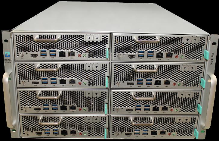 6U机架式8节点服务器机箱